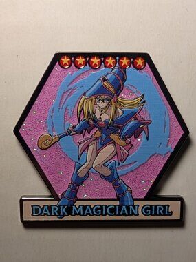Yugioh Mystery Series Dark Magician Girl Enamel Pin Official Collectible Badge